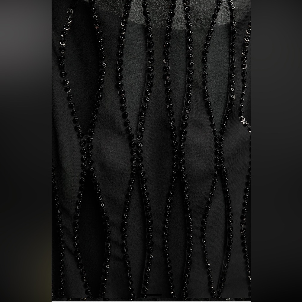 Zara fringed rhinestones cut out Zara Woman collection dress - Picture 12 of 14